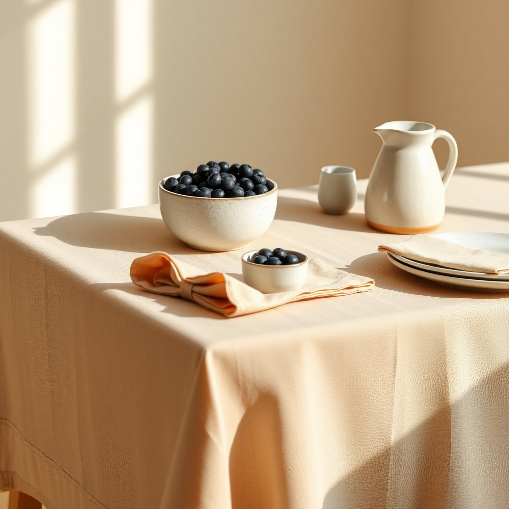 Custom-Made Table Cloths, Napkins, Table Runners and Place Mats