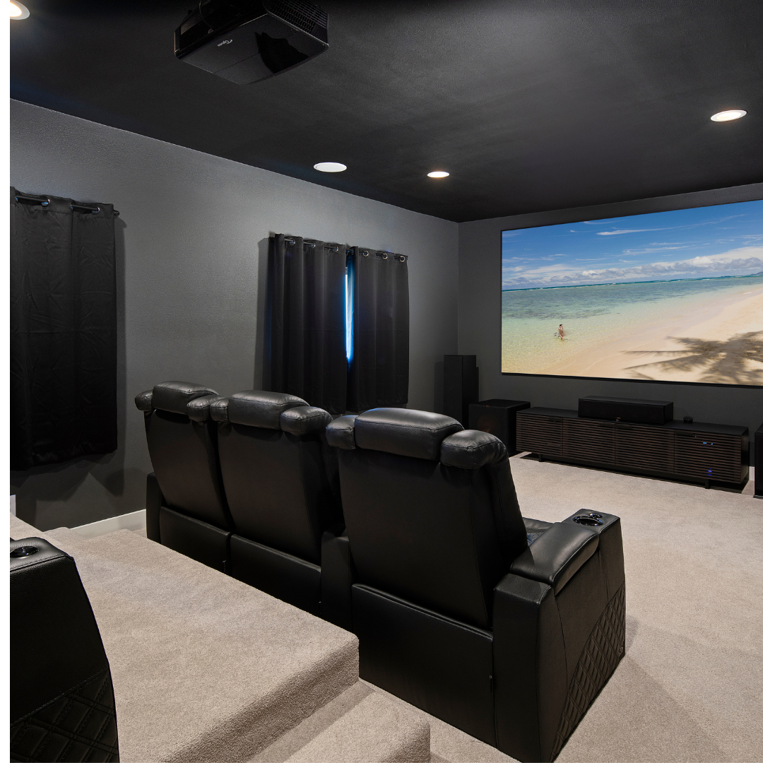 Cinema Recliner with Consoles