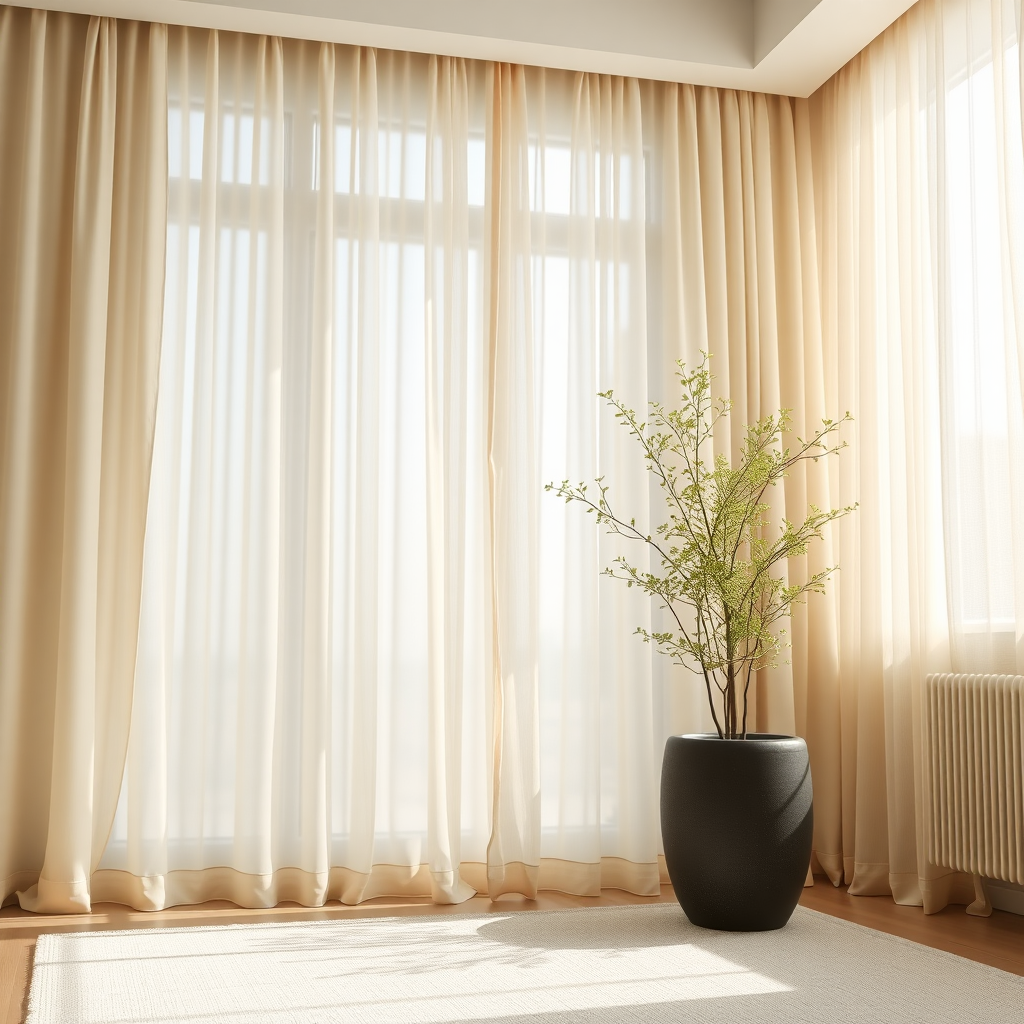 Custom-Made Curtains, Roller Blinds and Shutters (Manual and Motorised)