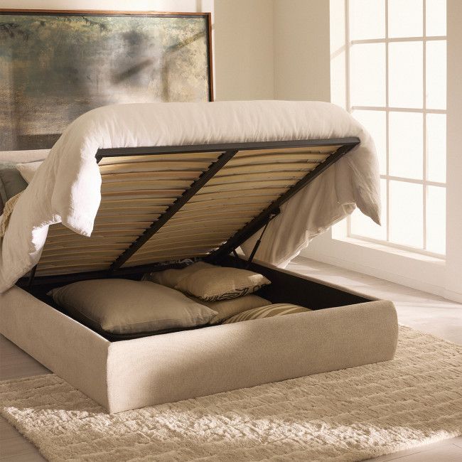 Custom Made Beds with Gas Lift Storage
