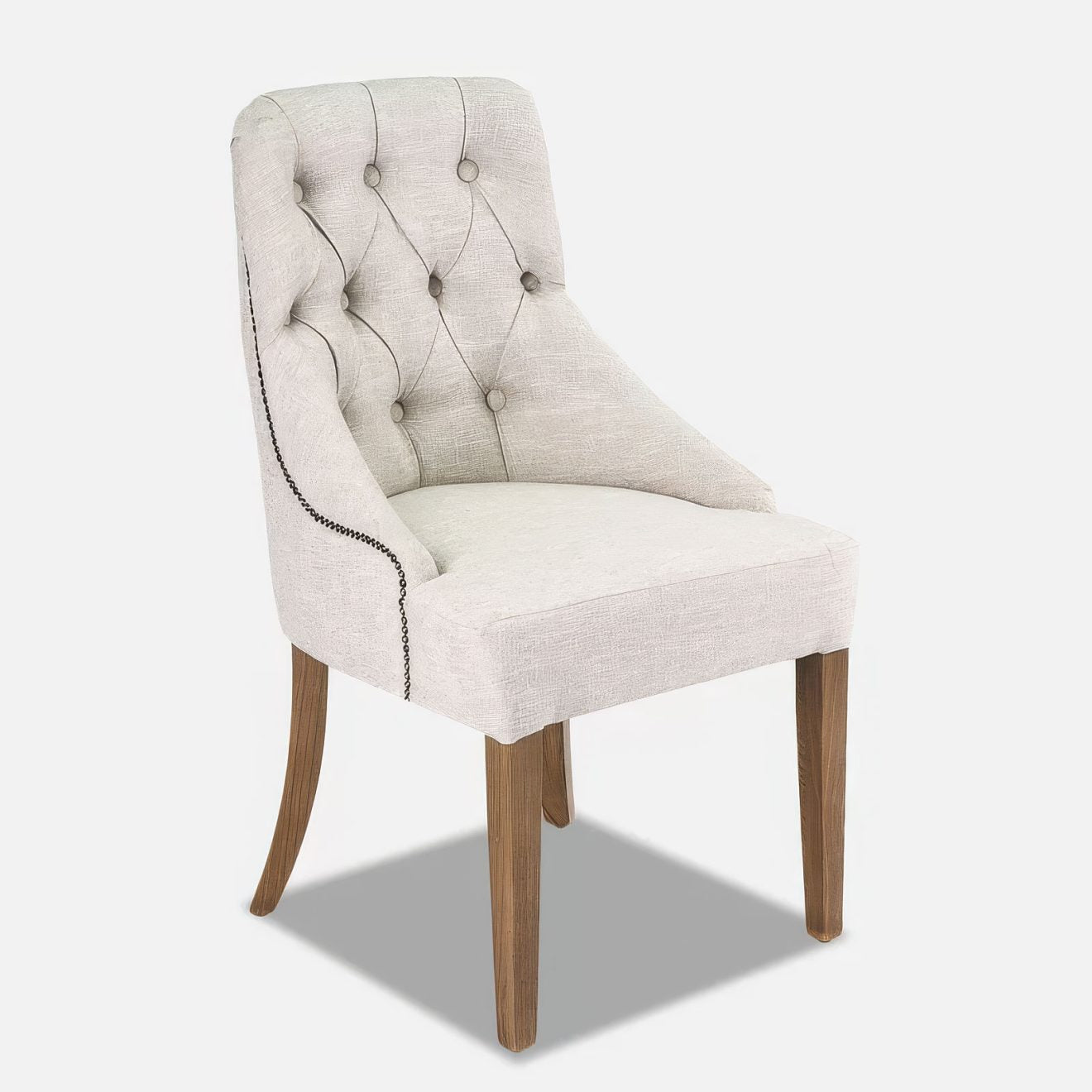 Dining Chair With Chesterfield Back