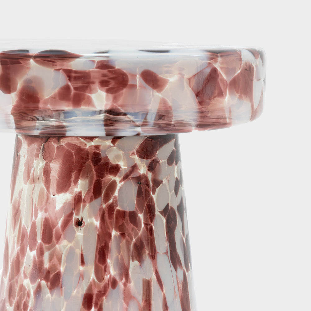 Isla Leopard Marble Side Table