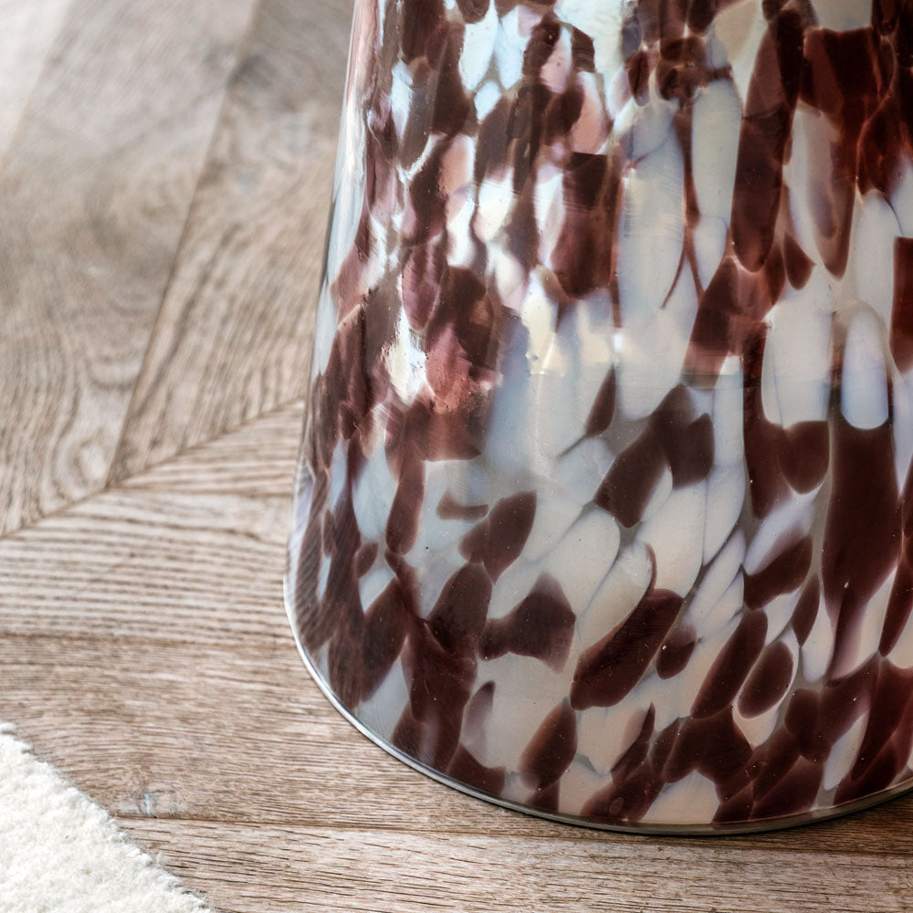 Isla Leopard Marble Side Table