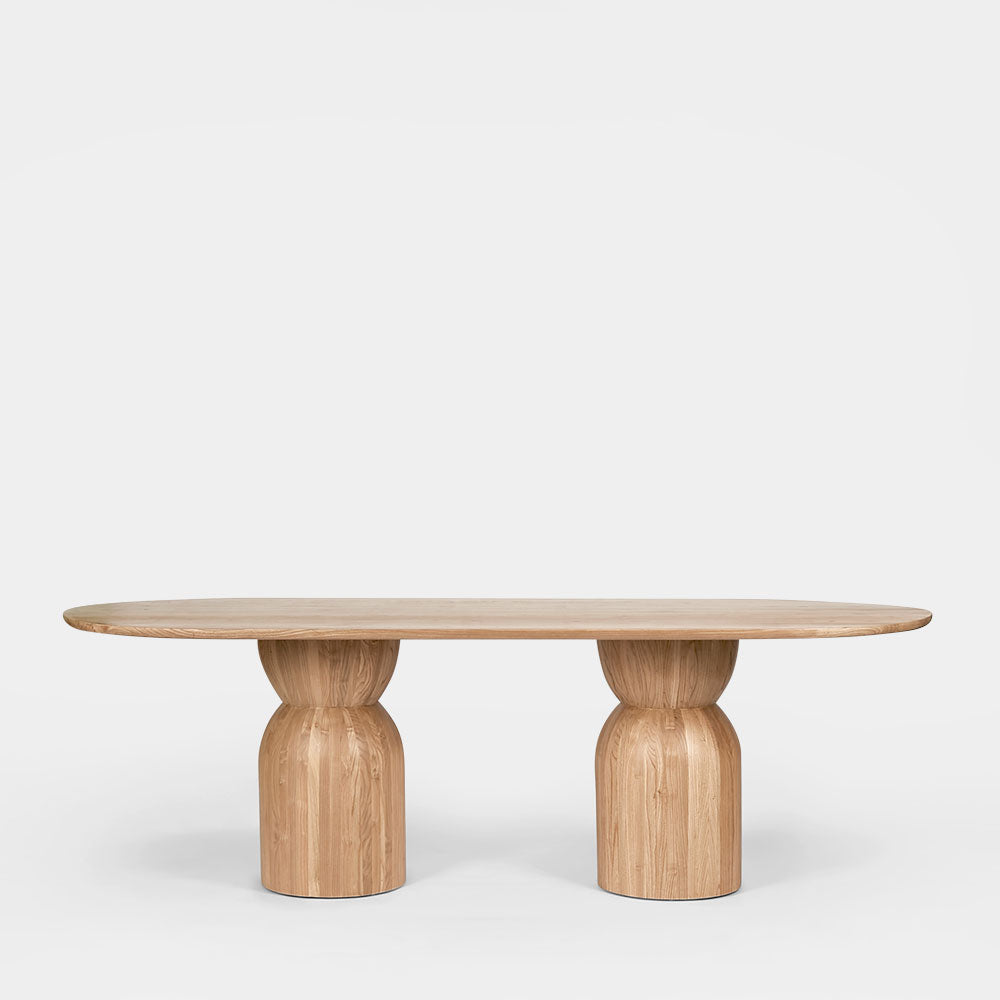 Ovolo Dining Table Round Natural 240cm