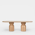 Ovolo Dining Table Round Natural 240cm