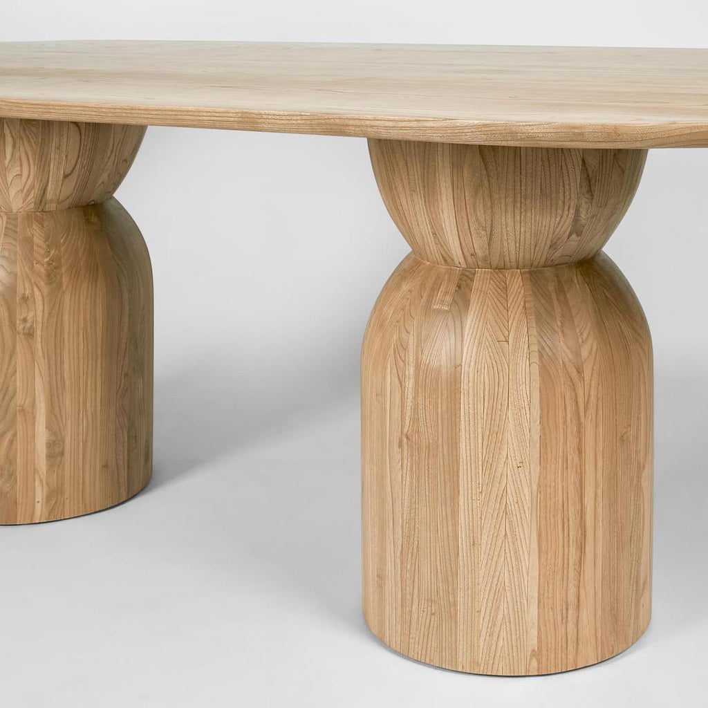 Ovolo Dining Table Round Natural 240cm