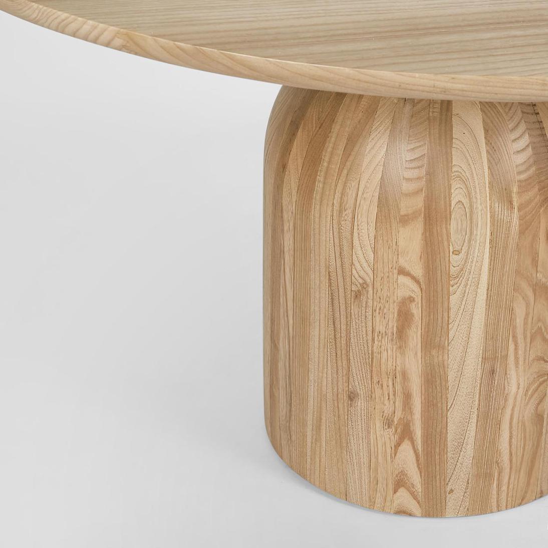 Ovolo Dining Table Round Natural 240cm