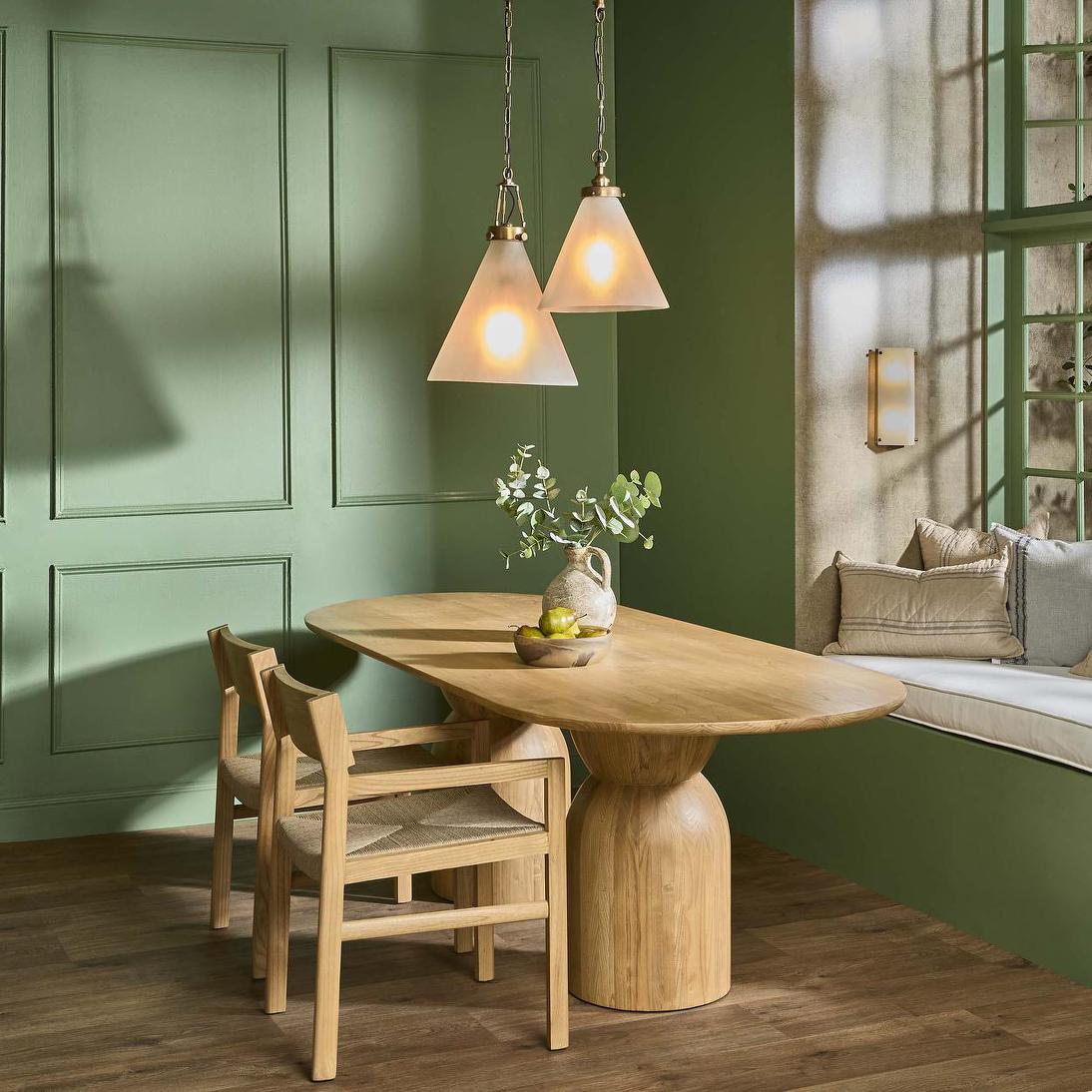 Ovolo Dining Table Round Natural 240cm