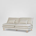 Aberdeen 2str No Arms Sofa Base with Cover Natural