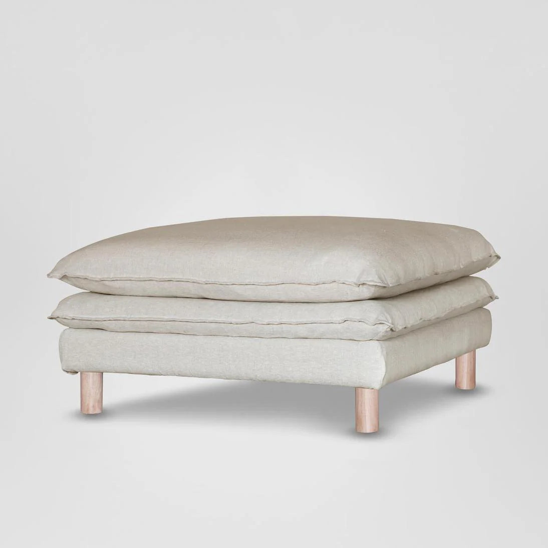 Aberdeen Ottoman With Cover - Natural
