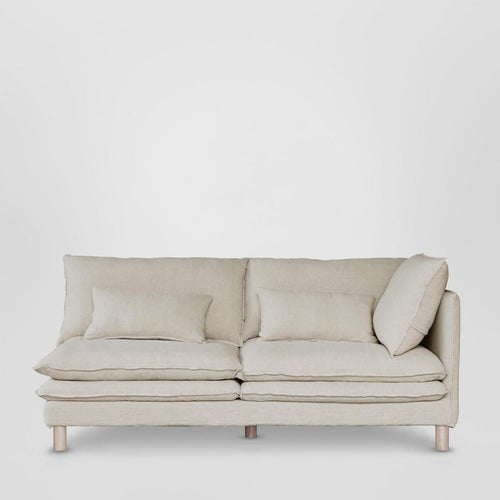 Aberdeen 2str Right Arm Sofa Base With Cover Natural