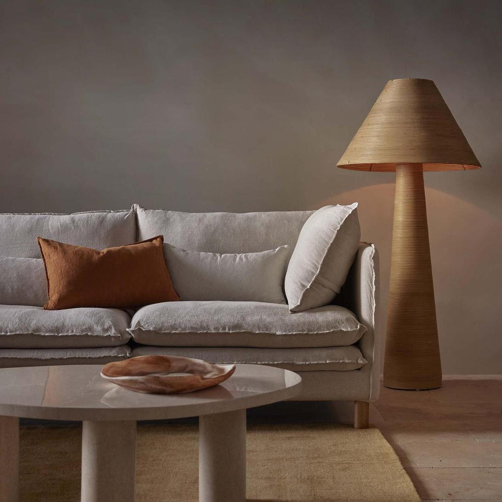 Aberdeen 2str Right Arm Sofa Base With Cover Natural