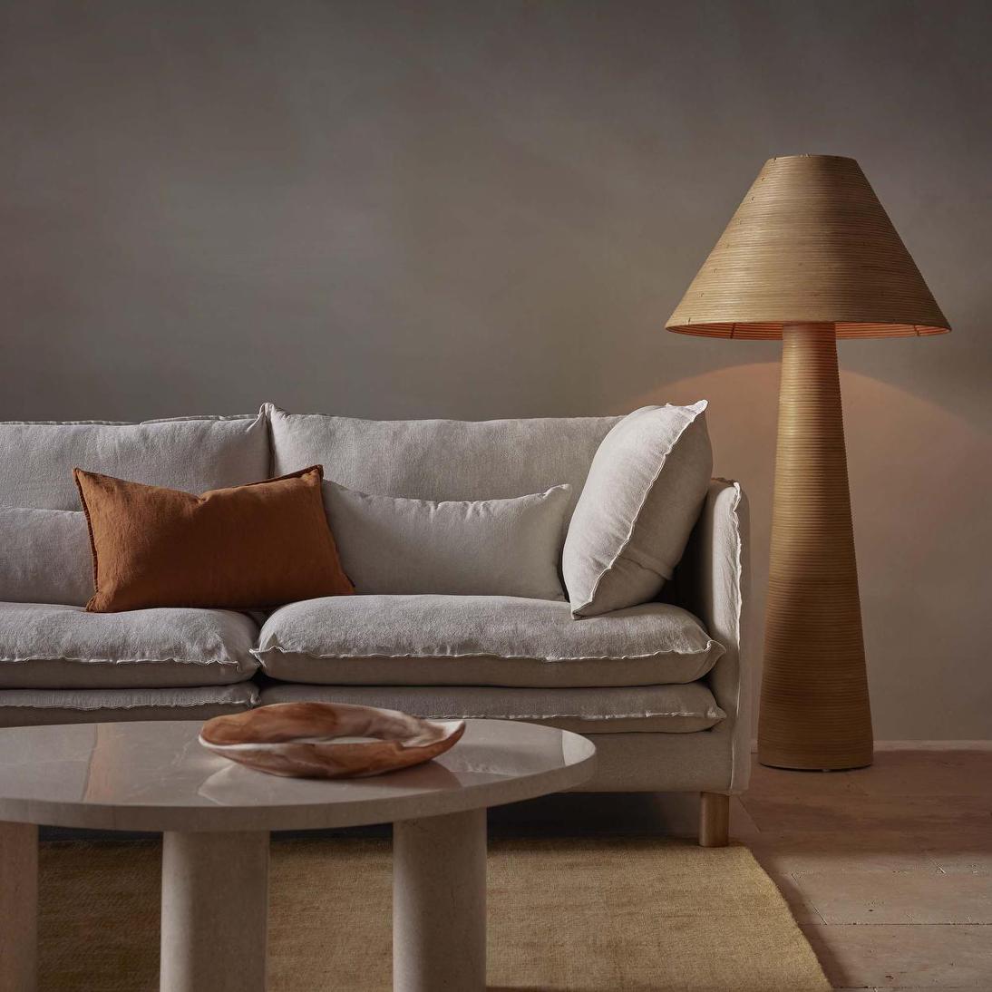 Aberdeen 2str Right Arm Sofa Base With Cover Natural