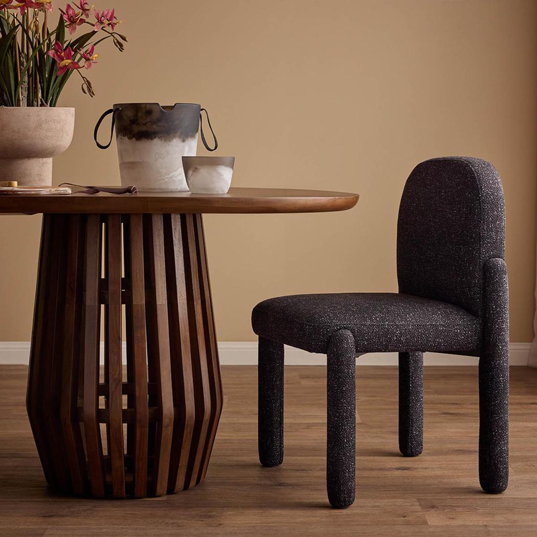 Bell Dining Table Dark Walnut 240cm