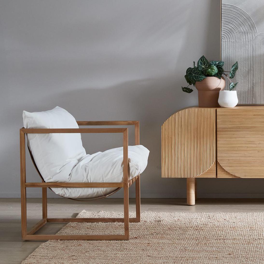 Narla Armchair - White