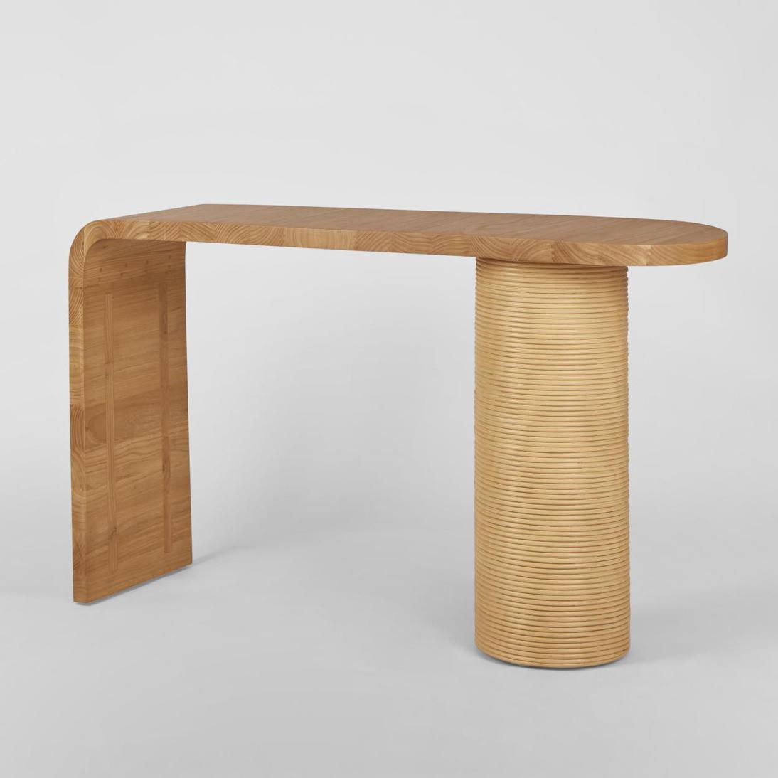 Lune Console Table Natural