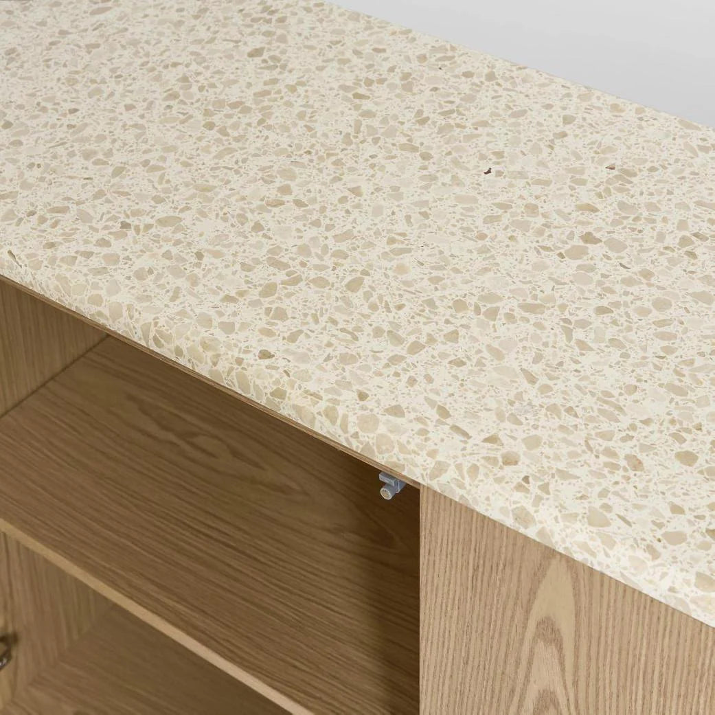 Abbaco Buffet Light Oak & Terrazzo