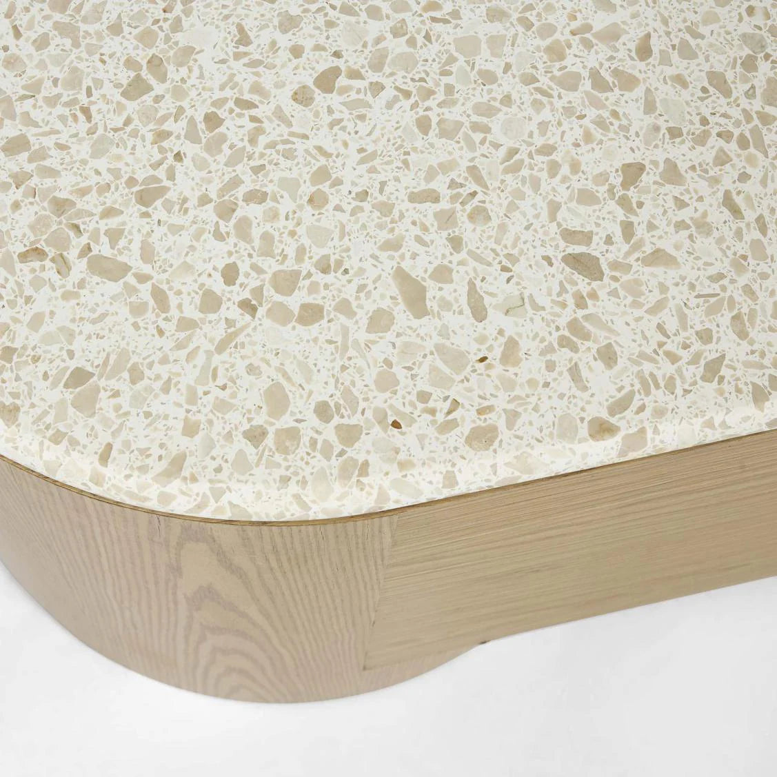 Abbaco Entertainment Unit Light Oak & Terrazzo