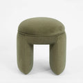 Hugo Ottoman Olive Green