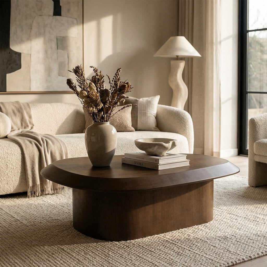 Mackay Coffee Table Large Dark Walnut