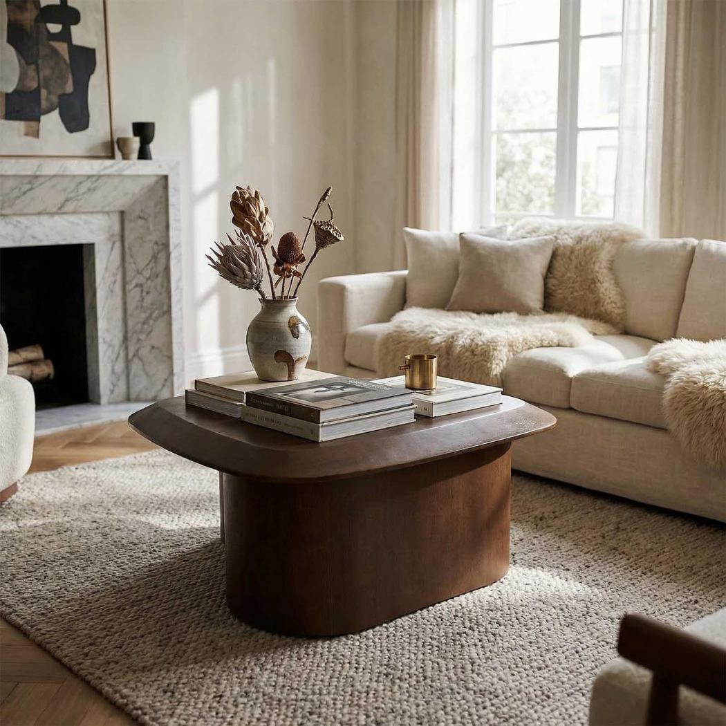 Mackay Coffee Table Small Dark Walnut