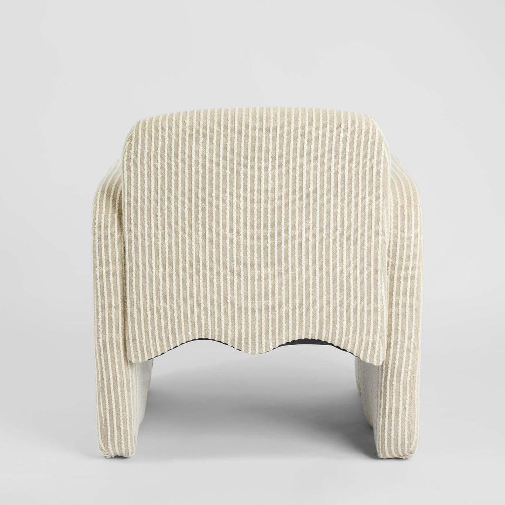 Monclair Armchair Natural/White Stripe