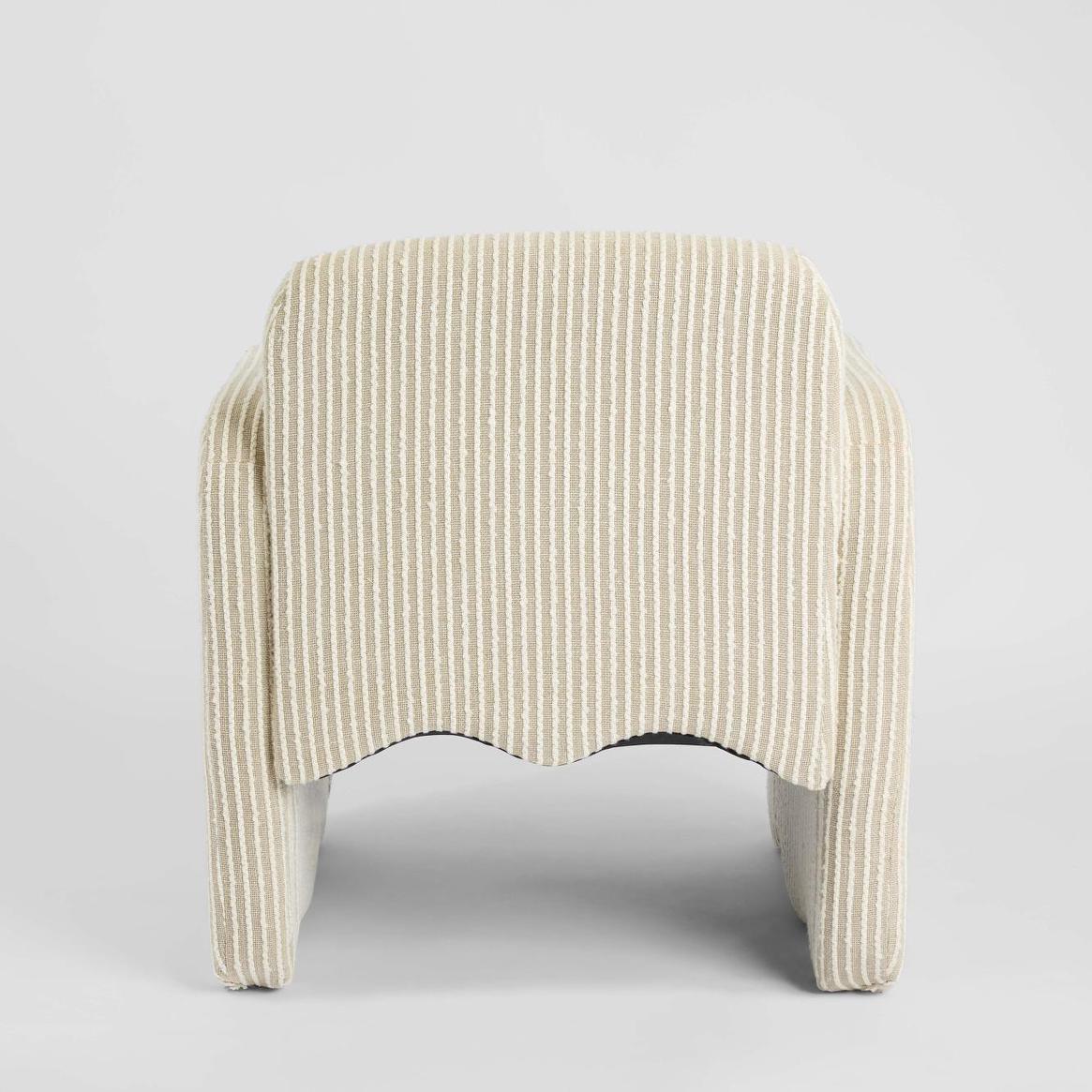 Monclair Armchair Natural/White Stripe