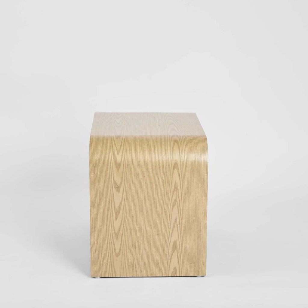 Mina Bedside Light Oak 1 Drawer