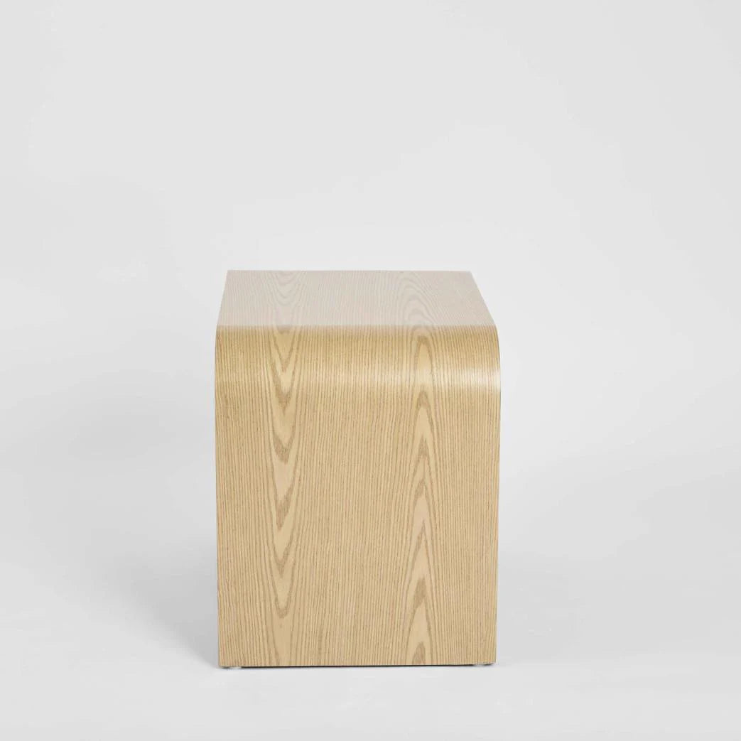 Mina Bedside Light Oak 1 Drawer