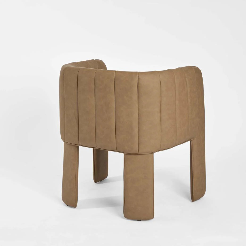 Cyprus Dining Chair with Arms Tan