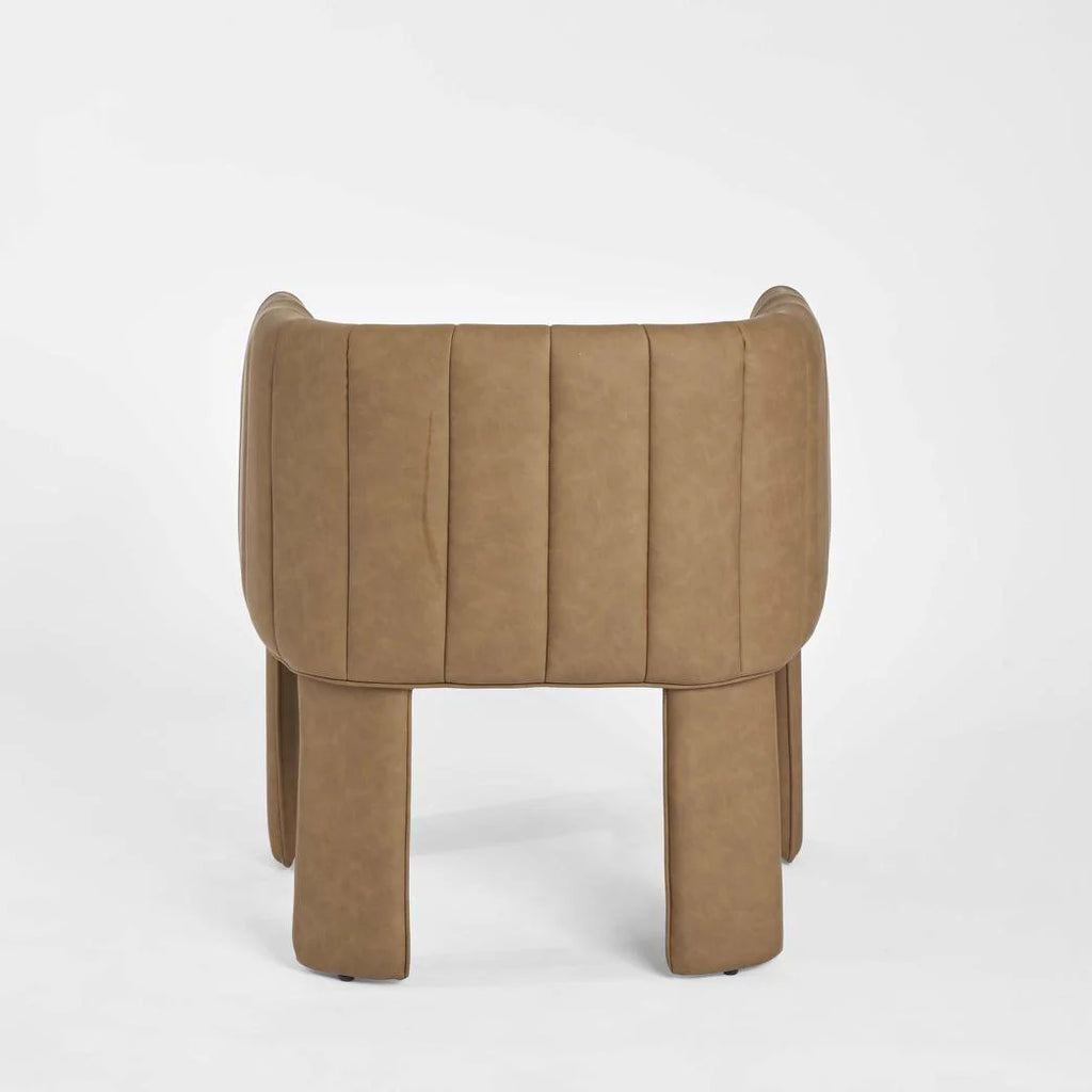 Cyprus Dining Chair with Arms Tan