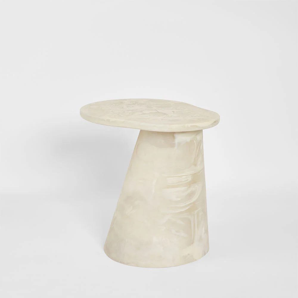 Celeste Resin Side Table White