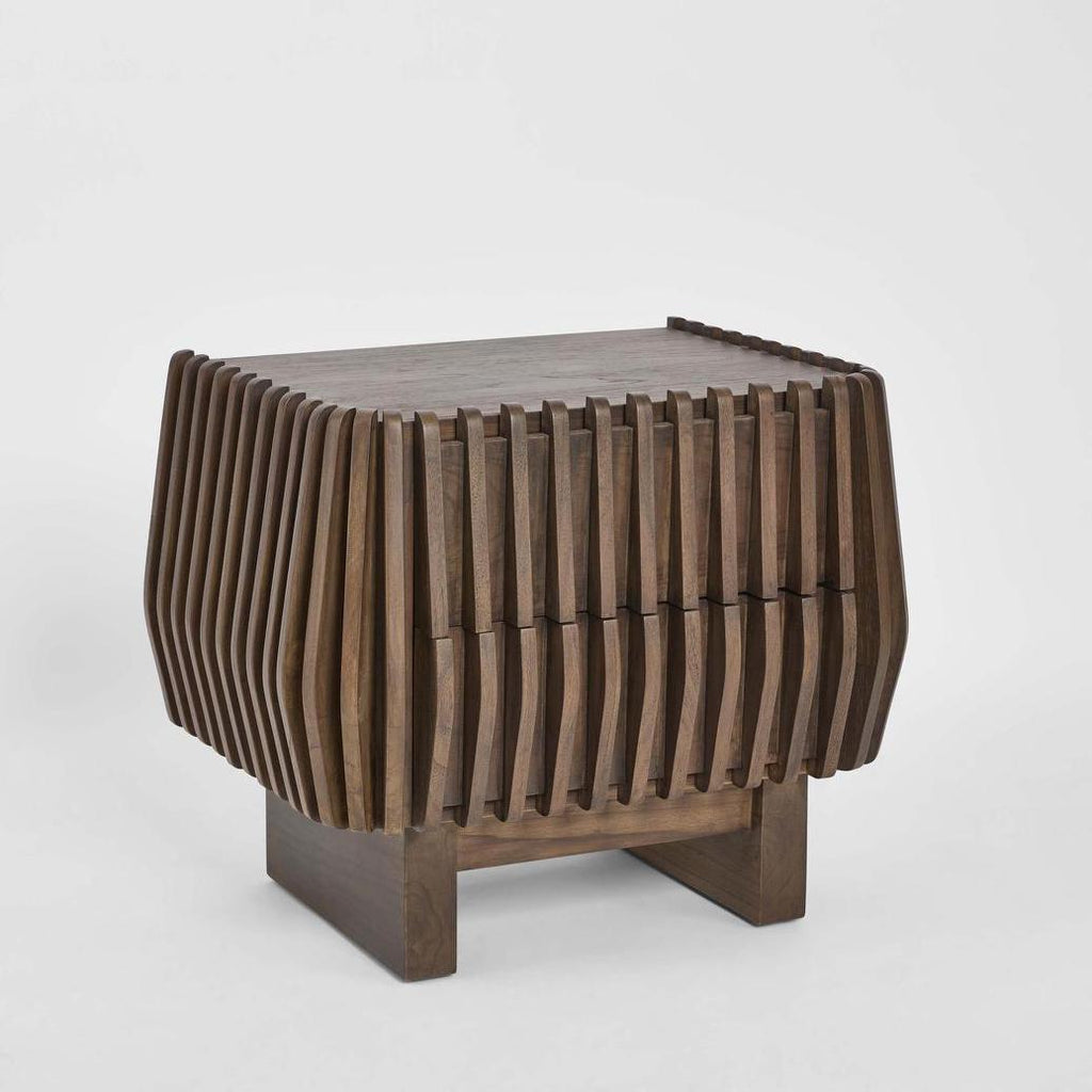 Bow 2 Door Buffet Dark Walnut