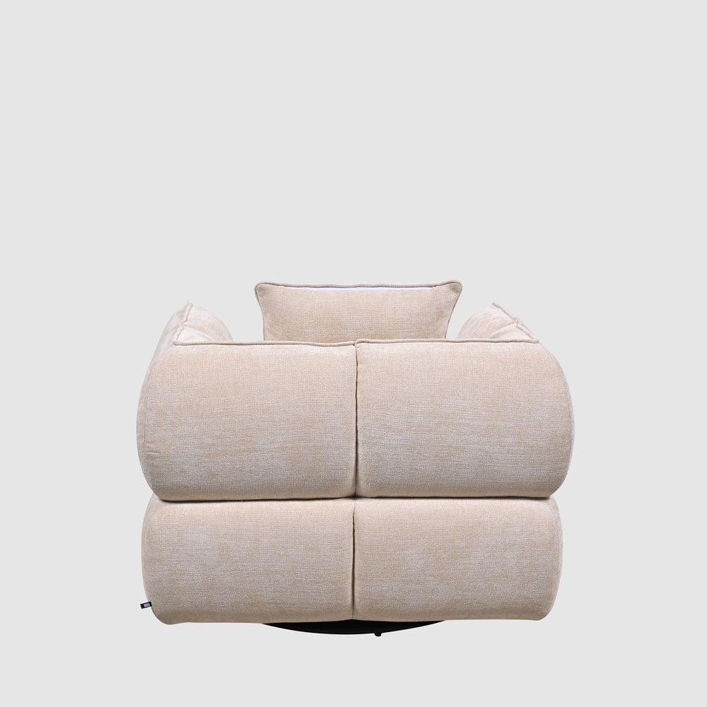 Vera Swivel Armchair Cream