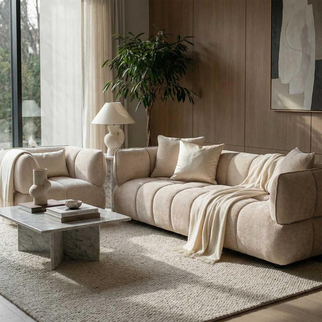 Vera Swivel Armchair Cream