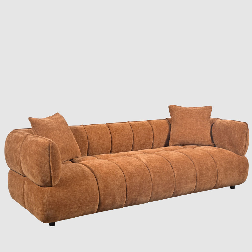 Vera 3 Seater Sofa Sienna Brown
