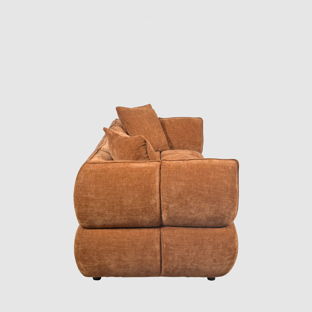 Vera 3 Seater Sofa Sienna Brown