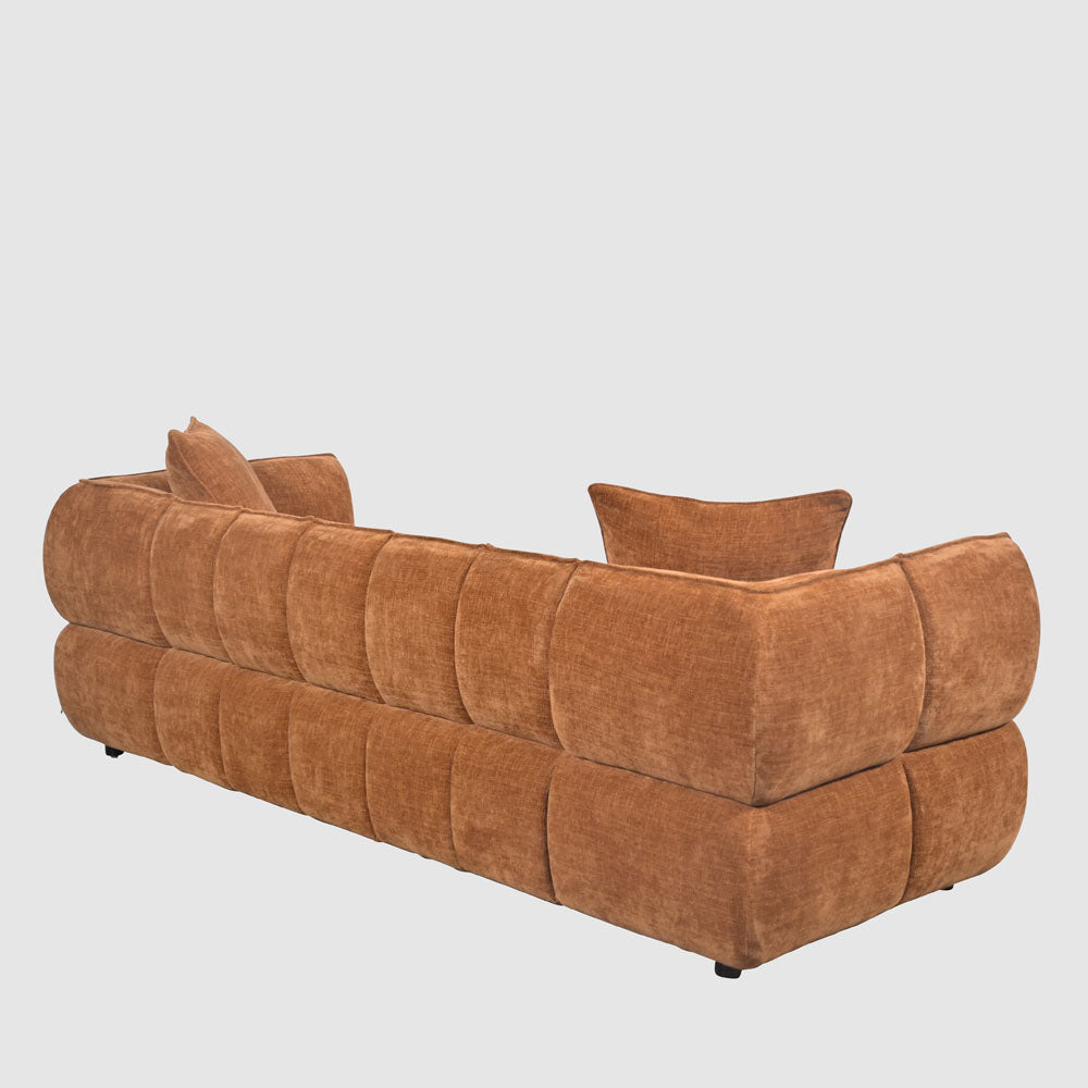 Vera 3 Seater Sofa Sienna Brown