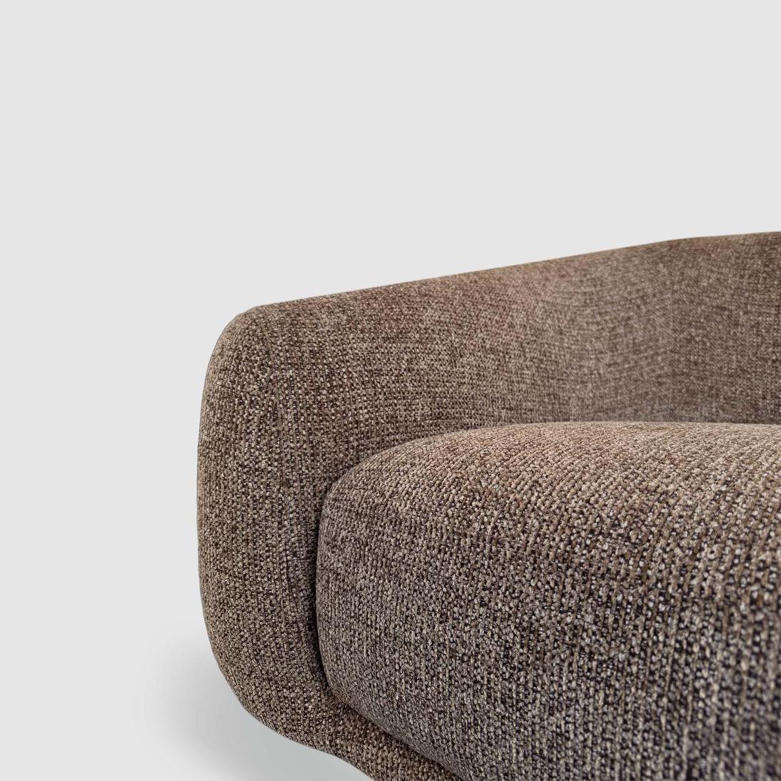 Leone 3 Seater Sofa Brown