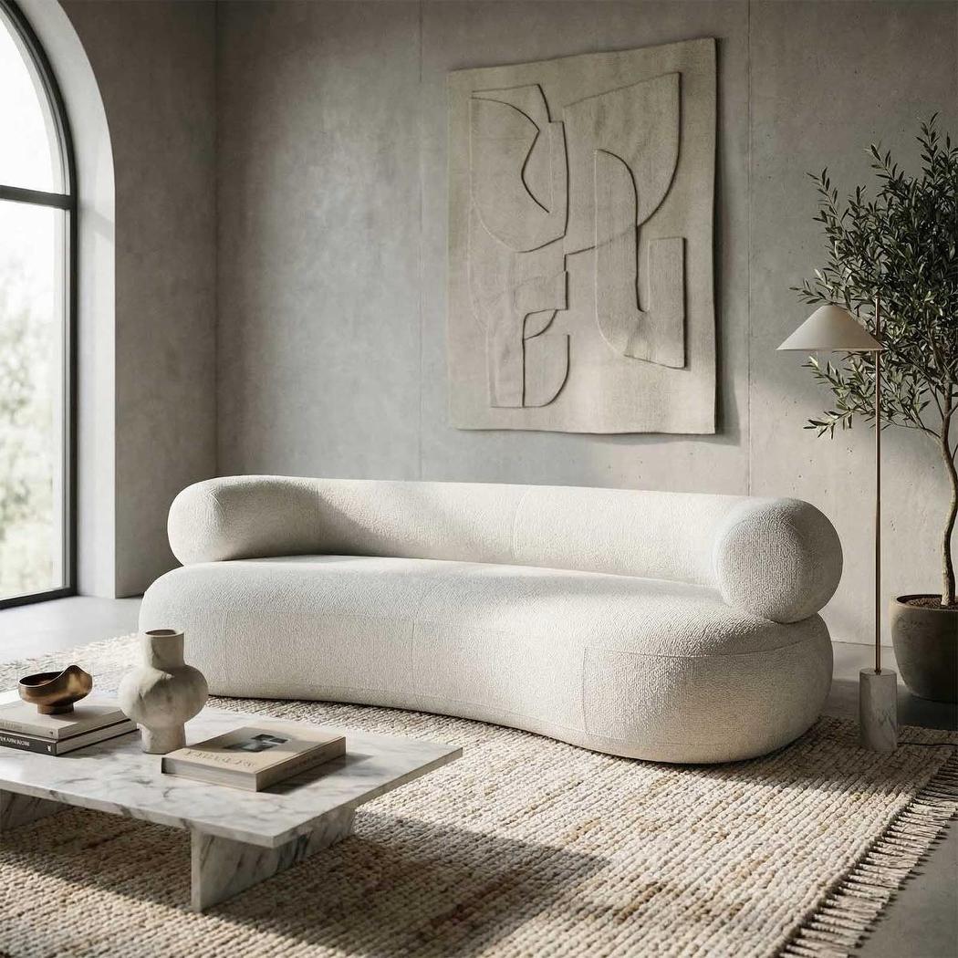 Billow 4 Seater Sofa White