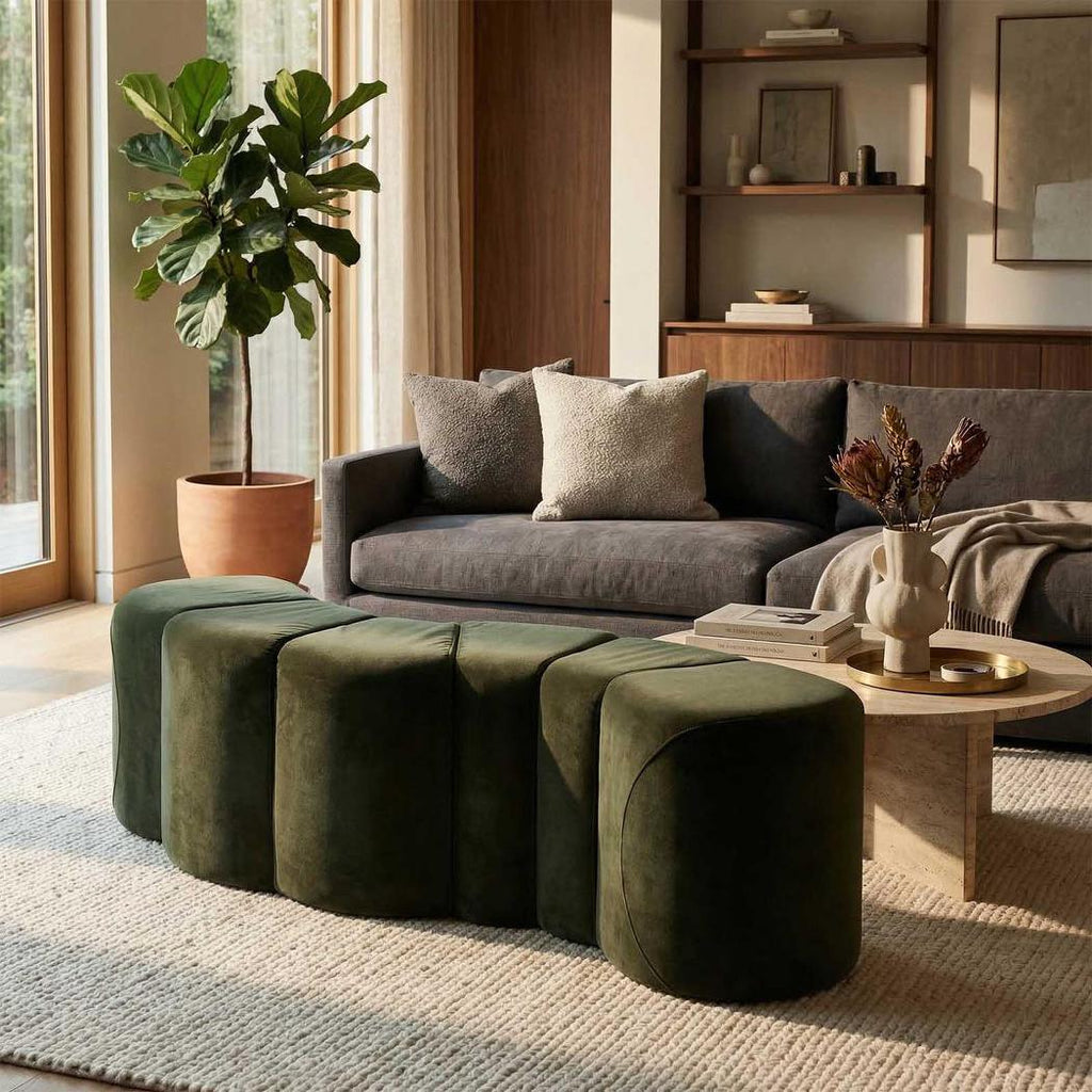 Rover Bench Ottoman Olive