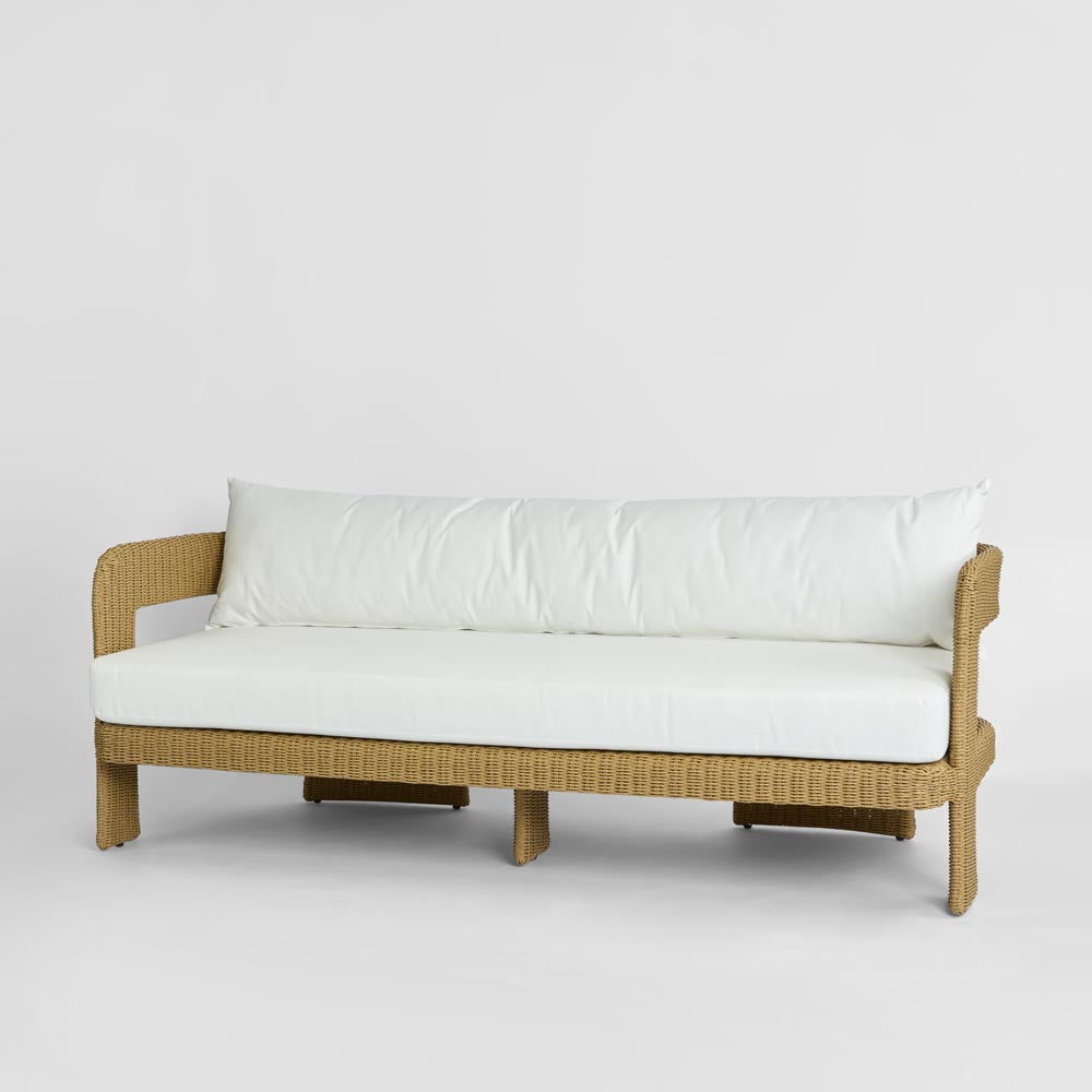 Kairo 3 Seat Sofa Natural Outdoor