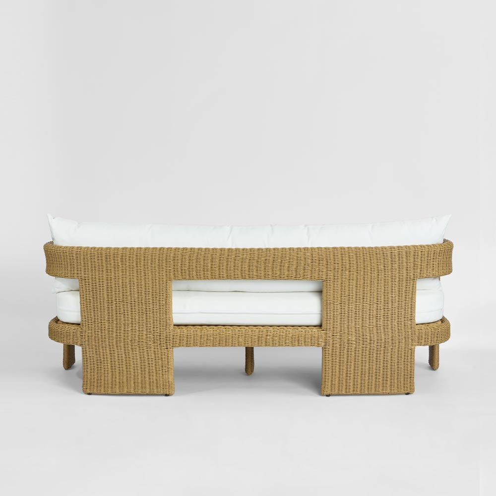 Kairo 3 Seat Sofa Natural Outdoor