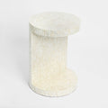Miami White Shell Side Table