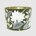 Willow Grove Drum Shade 40x25cm Green