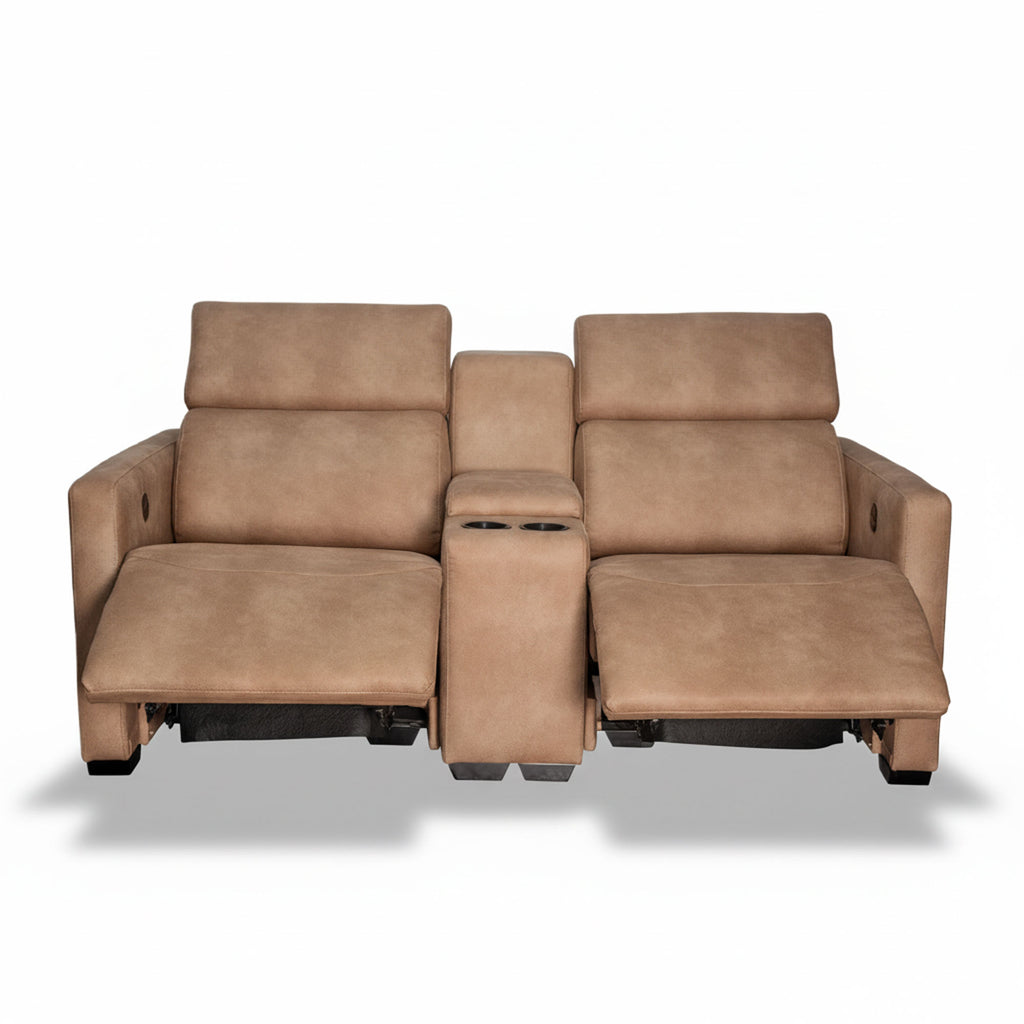 Electric Recliner with Movable headrests and cup holders
