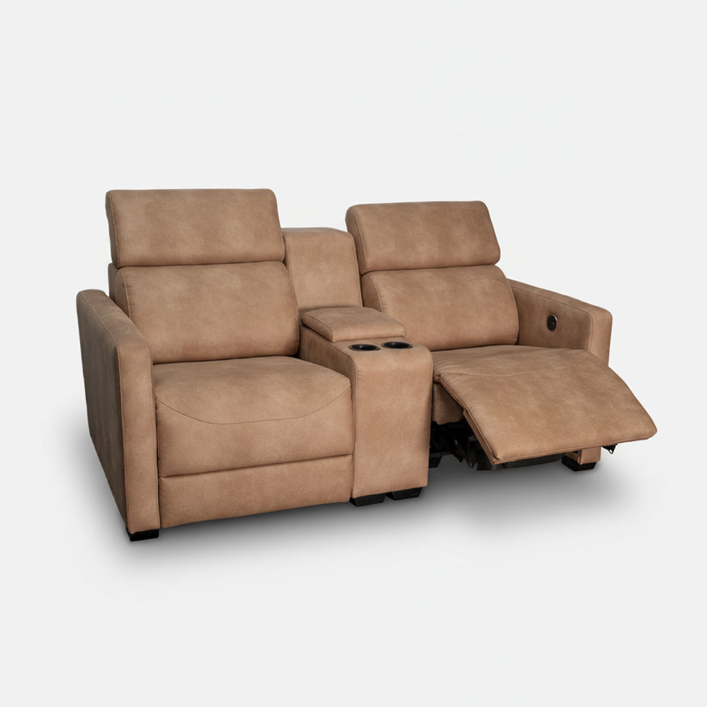 Electric Recliner with Movable headrests and cup holders