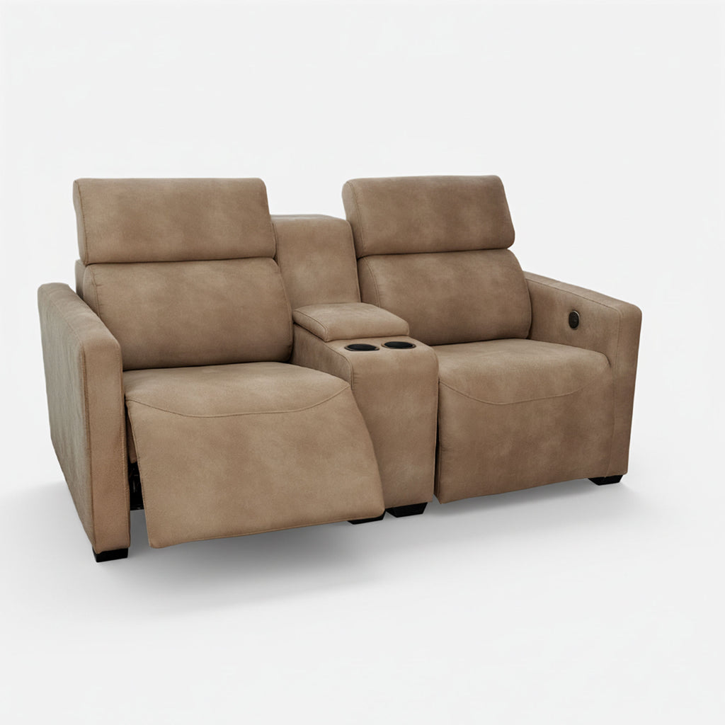 Electric Recliner with Movable headrests and cup holders