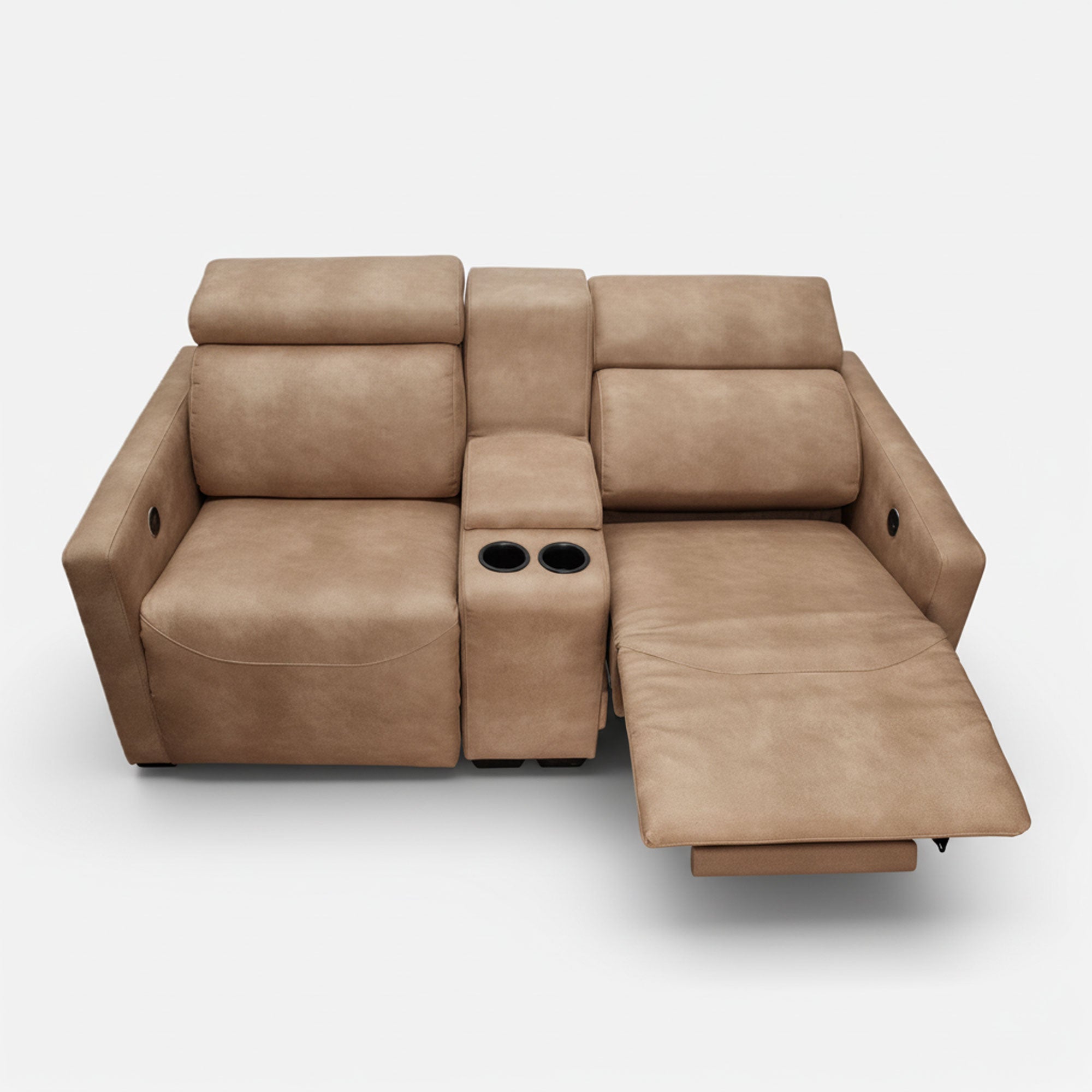 Electric Recliner with Movable headrests and cup holders