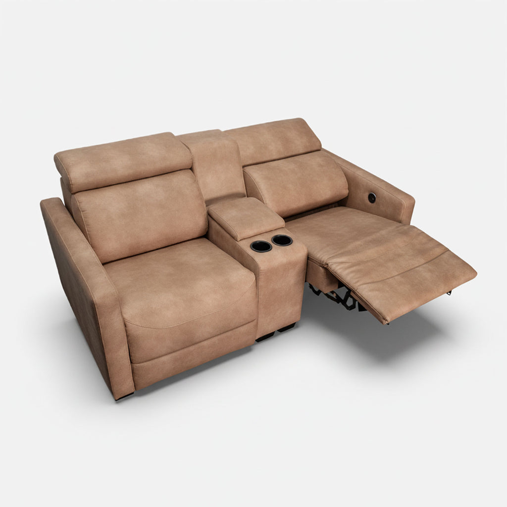 Electric Recliner with Movable headrests and cup holders